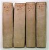 LEEUWENHOEK, ANTHONY VAN. [Works, in Dutch.]  15 vols. in 4, containing 140 (of 165) letters.  1684-1718